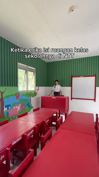 ISI RUANGAN KELASNYAA❤️🇮🇩 bangun apalagi ya? #bangunsekolaherika