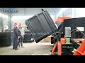 SKBALER Automatic Scrap Baler with bin tipper- Maximize Bale Density, Minimize Labor Cost.