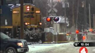 Trucker killed after pulling onto train tracks