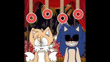 ||Sinking Town|| Sonic exe and Tails|| #animation #sonic #art #trend