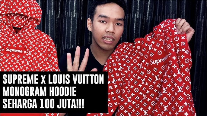 REAL VS FAKE Comparision of SUPREME X Louis Vuitton Hoodies COMPARISON  Authentic vs 1:1 Replica 