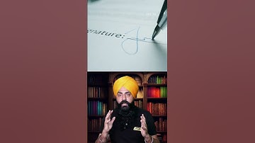 What Your Signature Says About Your Personality #SignatureAnalysis #Graphology #PersonalityTraits