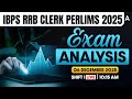 RRB Clerk Analysis 2025 Tamil | Today, Shift 1 Review | IBPS RRB Clerk Exam Analysis 2025 in Tamil