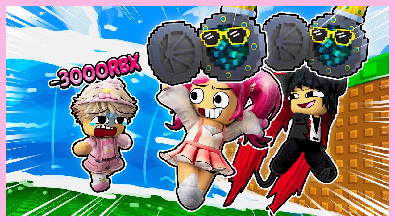 ANGEL DAN DEMON Ambil Brainrot Paling Mahal Punya Acil Di Escape Tsunami Brainrot - Roblox