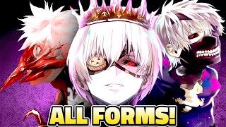 Tokyo Ghoul ALL Kaneki Forms EXPLAINED (Black Reaper Kaneki, Dragoneki, Messiah) AND MORE!