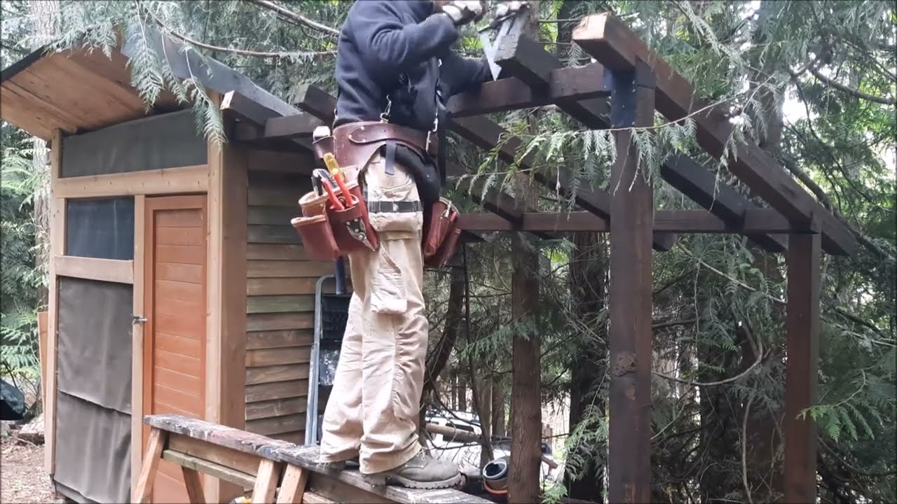 Woodworking - Lumber Salvage - Fence Post To Framing The Chicken Coop Run