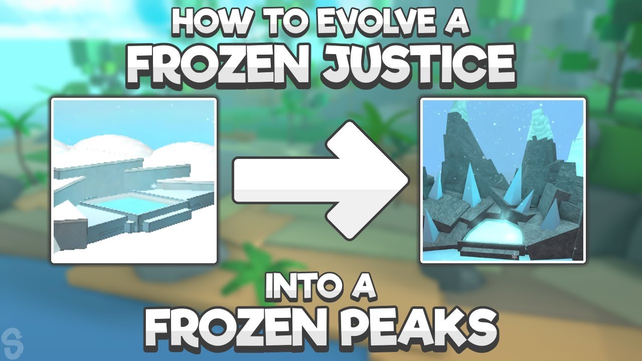 How To Evolve A Frozen Justice Into A Frozen Peak New Update Miner S Haven 30 Youtube - roblox miners haven wiki evolved reborn