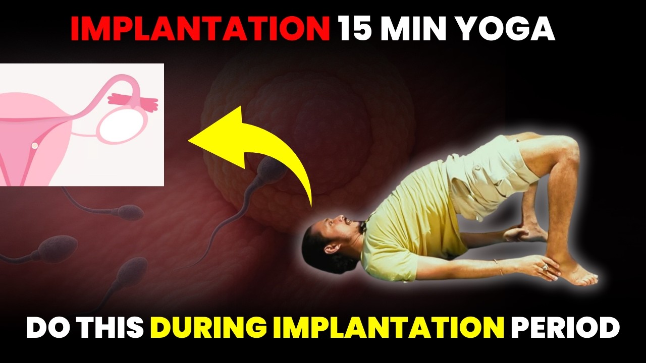 The Only Yoga You'll EVER Need During Implantation Period |  yoga for implantation after iui ivf