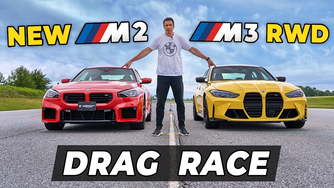 2023 BMW M2 Vs 2023 BMW M3 RWD Drag Race YouTube bmw-m2-vs-bmw-m3-time-to-drag-youtube