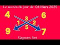LA CROIX DU JOUR DE 04 MARS 2026 Et LE CALCUL DES PIONS FORT POUR GAGNER AU LOTTO