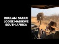 Rhulani safari lounge and the madikwe game reserve  south africa