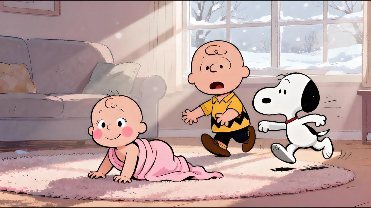 Cozy Winter Jazz  with Snoopy & Charlie Brown ❄️ Cozy Peanuts-Style Jazz Story 🎬🎥