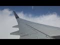 【機窓・修学旅行フライト】JAL162便 Boeing737-846 秋田空港離陸