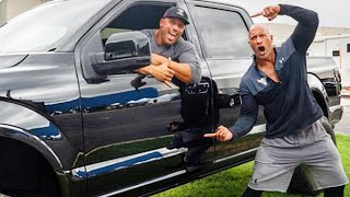 Dwayne The Rock Johnson Surprises Stunt Double With New Truck