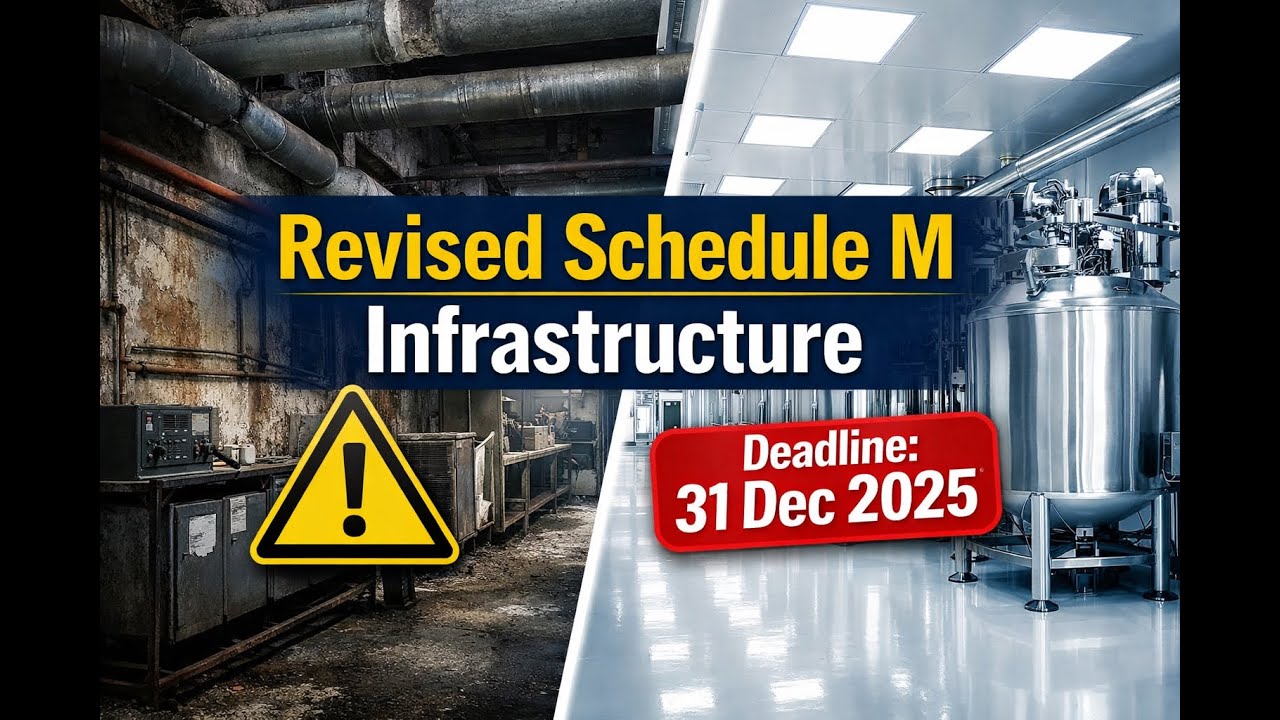 Infrastructure Gmp Revised Schedule M Infrastructure Changes | Pharma GMP Compliance India ...