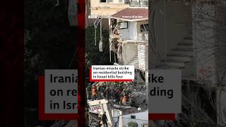 Four Killed In Iranian Missile Strike On Residential Building In Haifa israel iran bbcnews