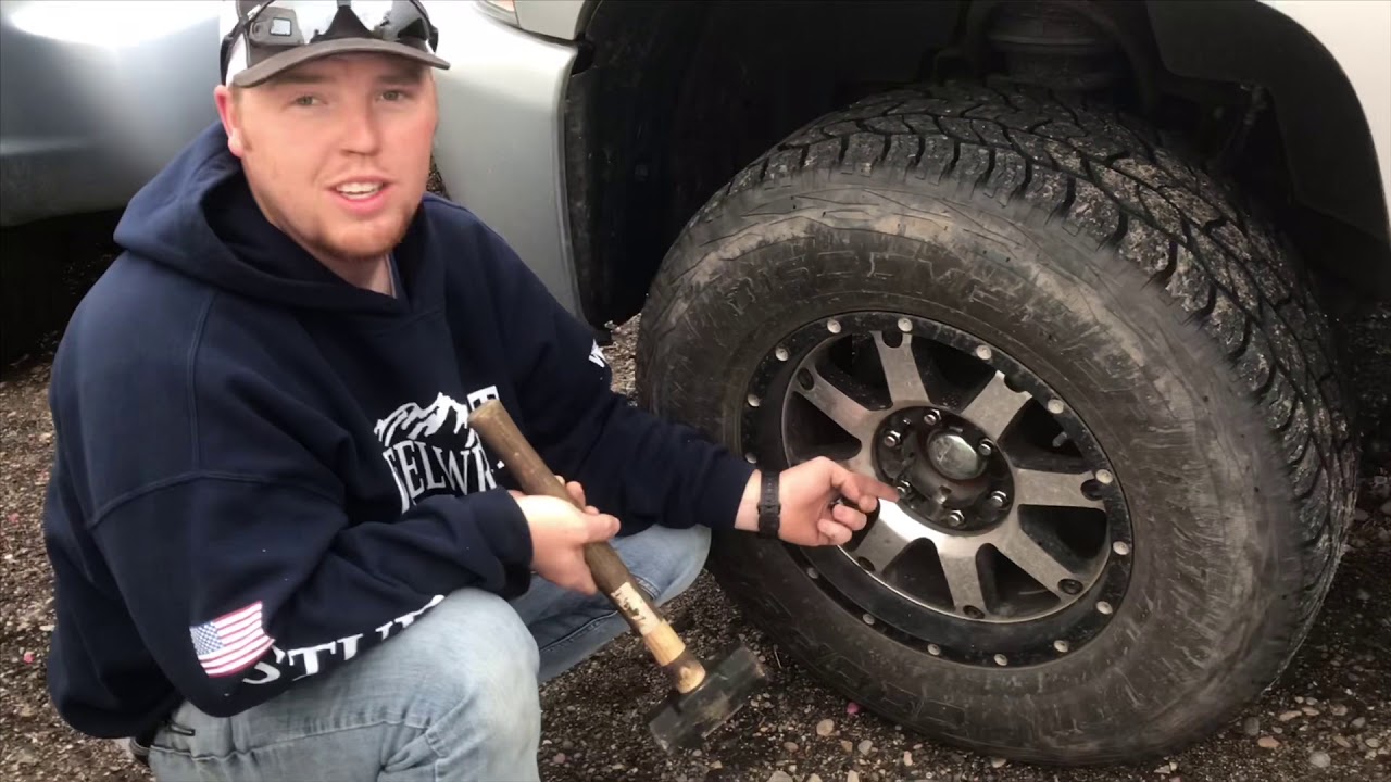 How to remove keyed lug nuts without the key! YouTube