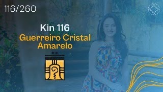 KIN 116 - Guerreiro Cristal Amarelo - Tzolkin #DESAFIO260DIAS