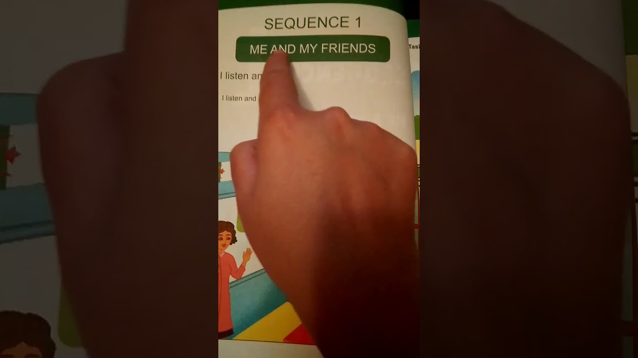 اسمع واكرر بالانجليزي وعلامات الوقف للسنة الاولى متوسط