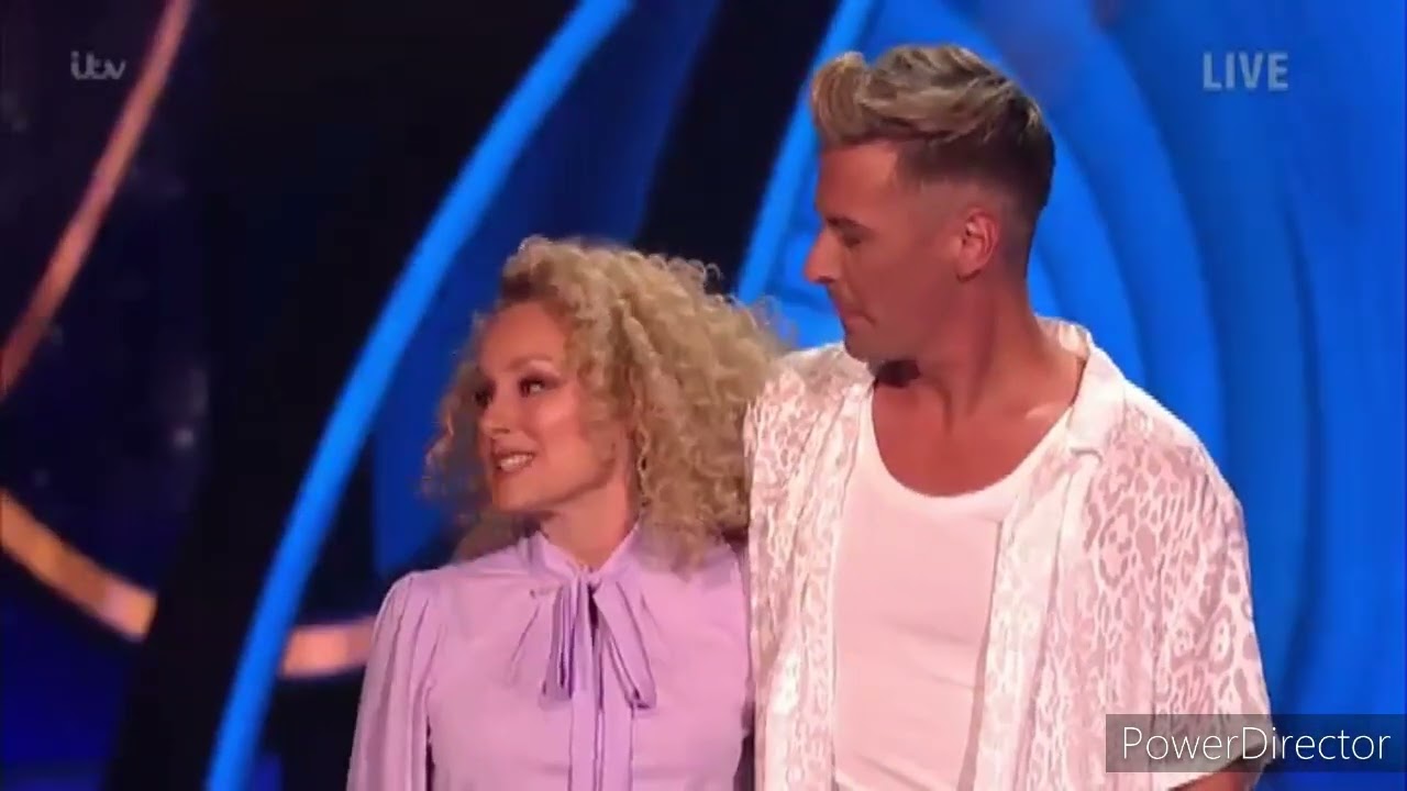 Sally Dynevor and Matt Evers skating in Dancing on Ice (Props Week) (27/2/22)