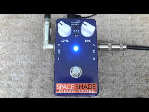 Elypse Space Shade reverb = Biyang RV10 pedal demo, Msm Workshop