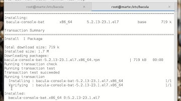 bacula client configuration backup-restore centos7