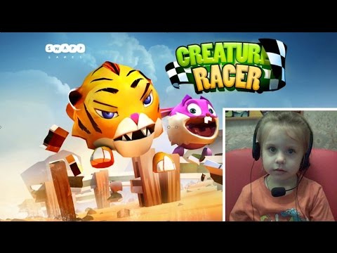Creature Racer Лето Remix гонки на экзотических животных Мультик игра 0+