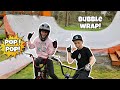 I Covered my ENTIRE Halfpipe in BUBBLE WRAP! **Sounds SO Crazy!!**