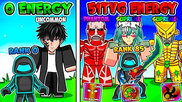 Going From Noob To Pro In Roblox Anime Eternal