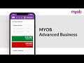 Myob advanced business  leverage technologies