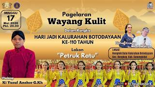 LIVE WAYANG KI YUSUF / PETRUK RATU  /KELURAHAN BOTODAYAAN, RONGKOP, GUNUNGKIDUL