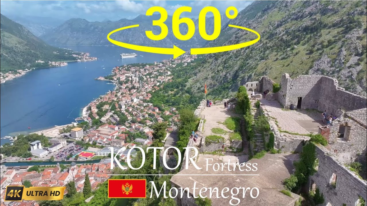 Explore Kotor Fortress in 360 VR | Montenegro’s Iconic St. John Fortress