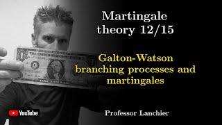 11-12. Martingale theory - Galton-Watson branching processes and martingales.