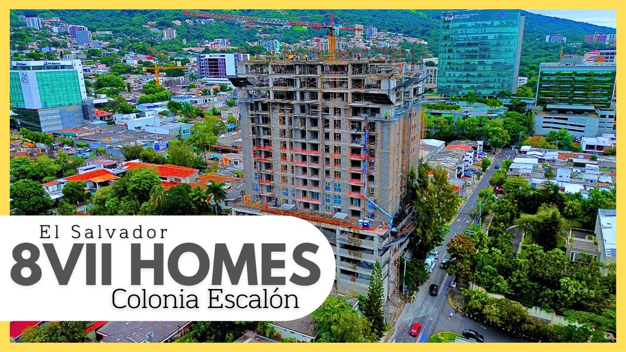 🏗️ Construcción de 8VII HOMES en la Colonia Escalón San Salvador | EL SALVADOR 4K 🇸🇻