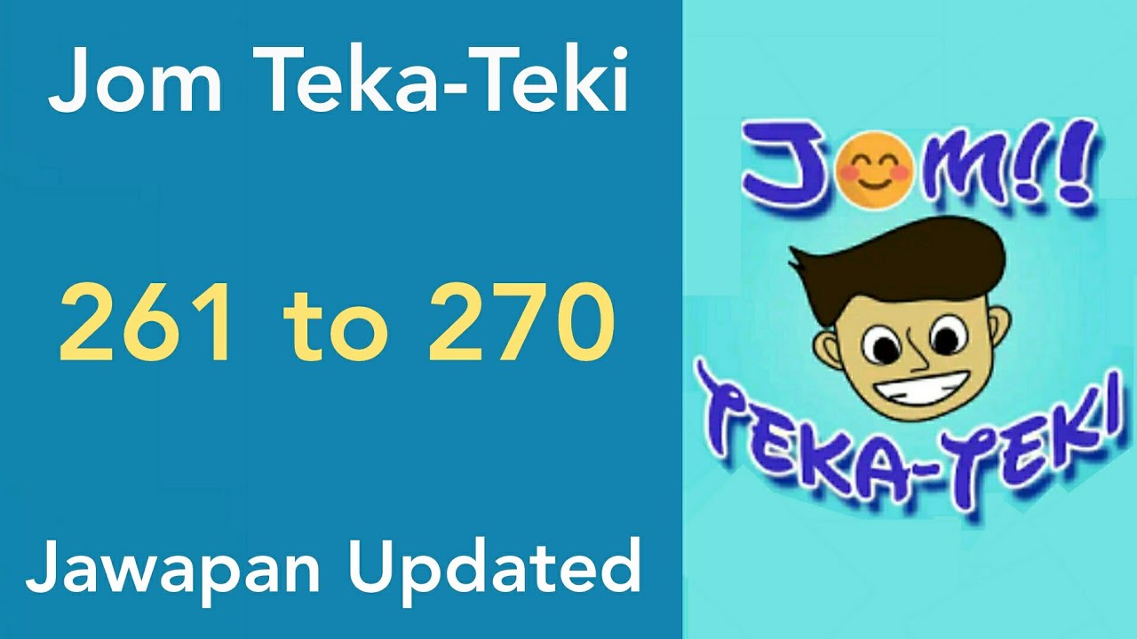 Jawapan Jom Teka-Teki ( Level 261 , 262 , 263 , 264 , 265 