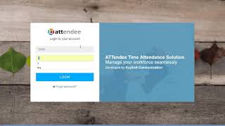 ATTendee Time Attendance SignUp-Login-Dashboard Tutorial