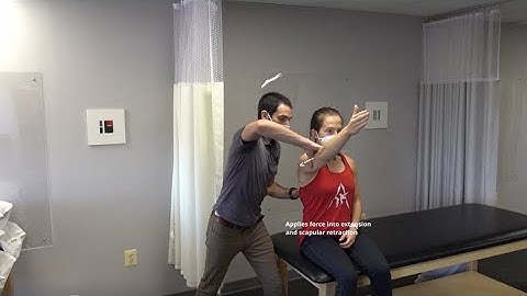 Manual Muscle Test of Serratus Anterior (Abduction & Upward Rotation)