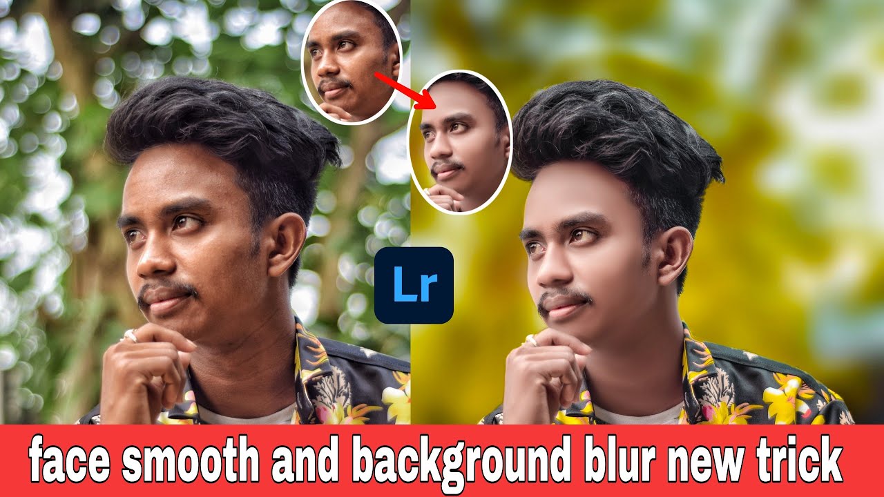 lightroom mobile face smooth secret trick🔥|lightroom background blur+smooth face+retouching tutorial