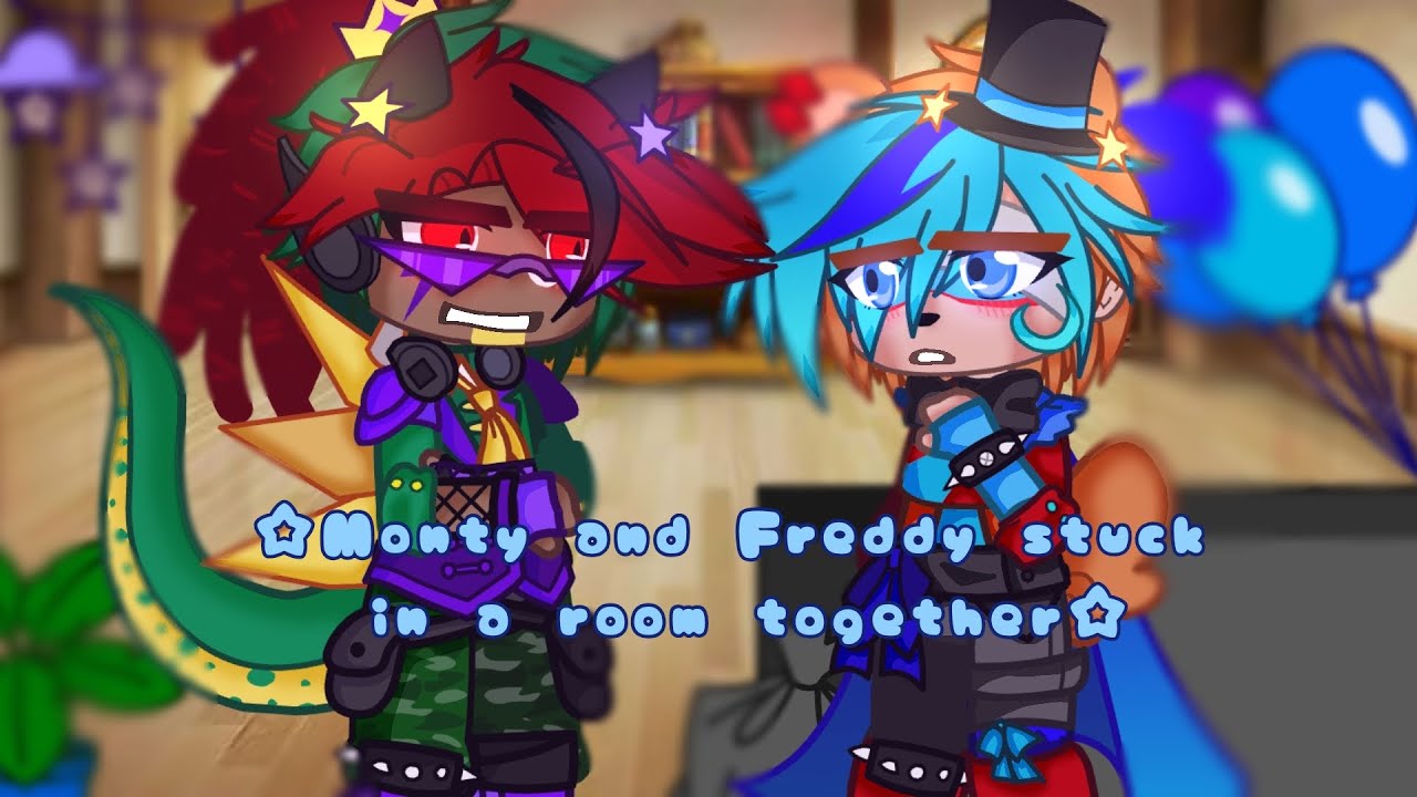☆Monty and Freddy stuck in a room together☆ | Fnaf 🍕 | ❗️This video contains ships ❗️