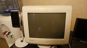 remade the test of the CRT monitor from the year 2000