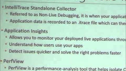 Diagnostic tools without debugging with Visual Studio 2015