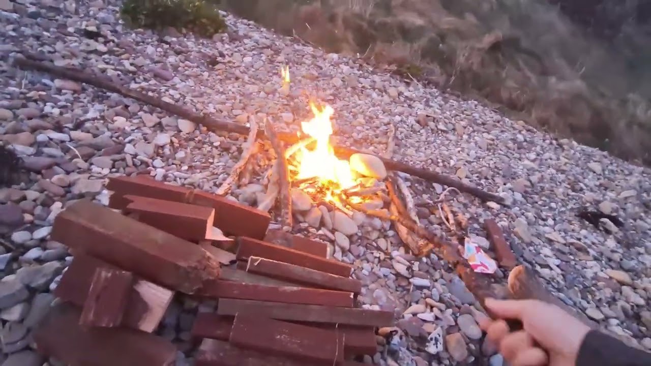 Late Night Beach Fishing In Ireland