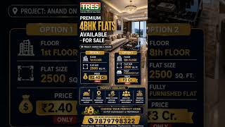 4bhk flat available for sale #realestate #investment #4bhkflat #fullfurnished #luxury #spaciousflats