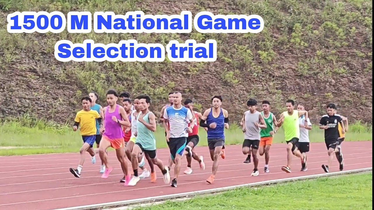 1500 M Selection trial for National Game from Khasi hills region