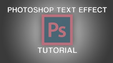 Photoshop CS6 Color Changing Text Effect Tutorial