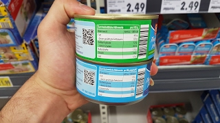 لا تشتري سمك التونة هذا في المانيا| لن تصدق فرق كبير بين العلبتين !!!