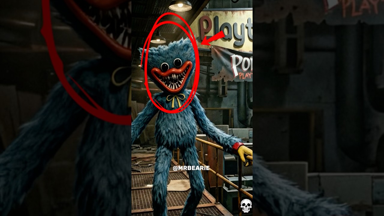 Did you know that Huggy Wuggy might have once been human? 😱