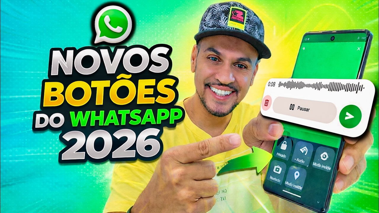 WHATSAPP ATUALIZOU! NOVOS BOTÕES LIBERADOS AGORA – VEJA O QUE MUDOU NO ...