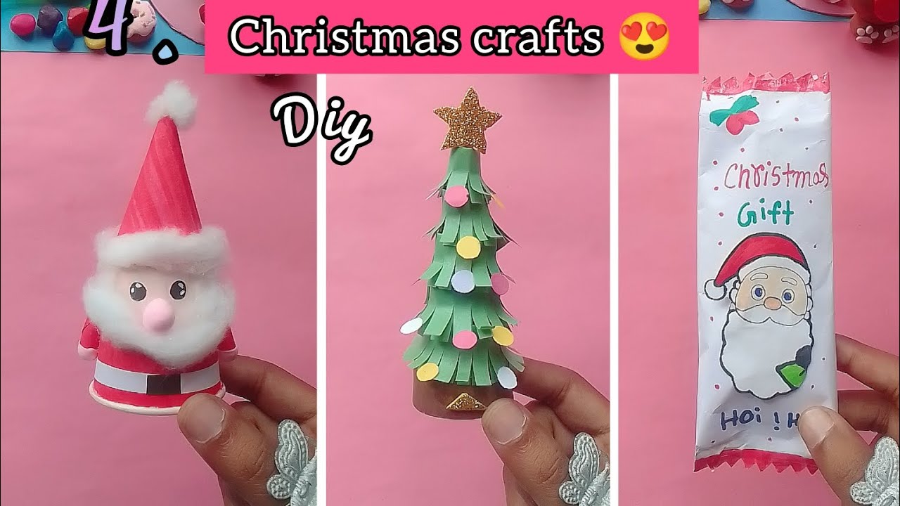 how-to-make-christmas-cute-crafts-chrismascraft-christmas