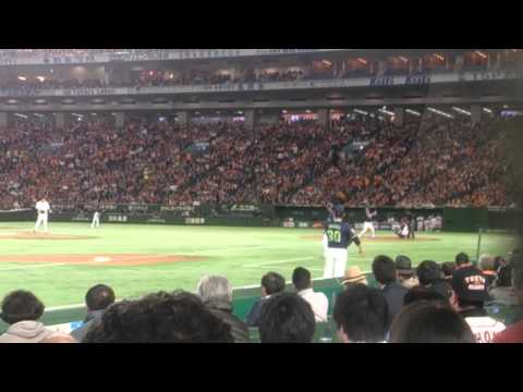 チャンス川端 応援歌 2016年開幕戦 東京ドーム